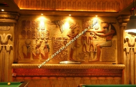 Nightclub Interior Egyptian Style