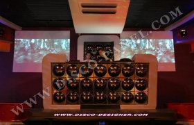 dj booth and LED Video Display