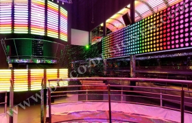 DJ booth equalizer lights