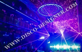 disco ceiling LED chandelier