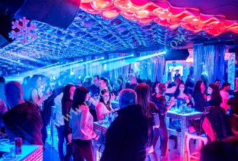 modern nightclub tables