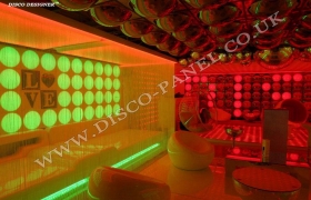 led lights love panel