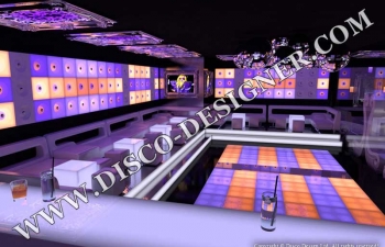modern disco club design