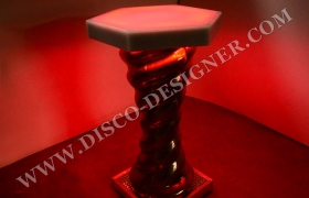 red-light-hexa-table