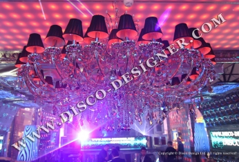 disco-led-chandelier