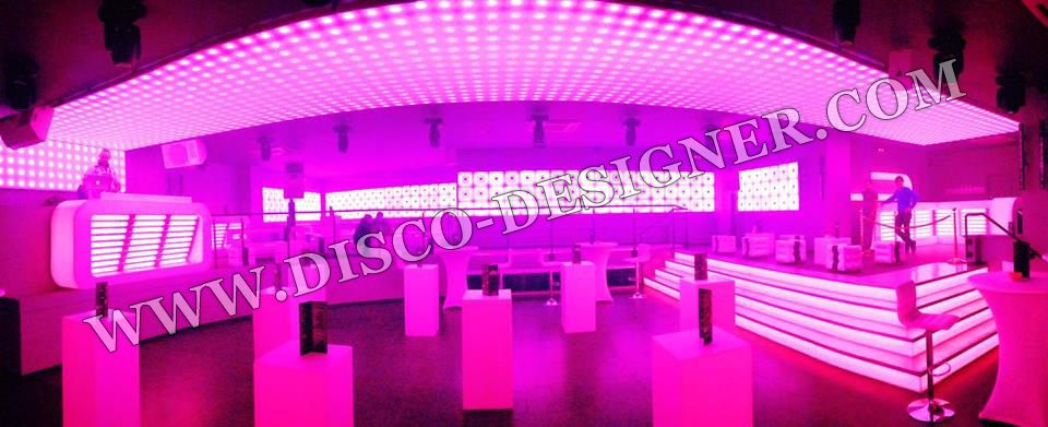club design project belgium 2013 - Lighting Disco Ceiling